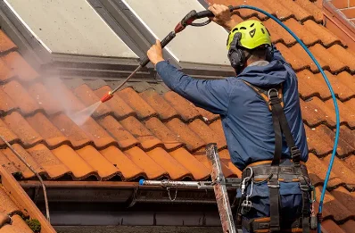 Démoussage et hydrofuge de toiture à Antheny